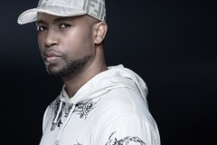 French rapper Rohff poses during a photo session in Paris on September 29, 2021. (Photo by JOEL SAGET / AFP)