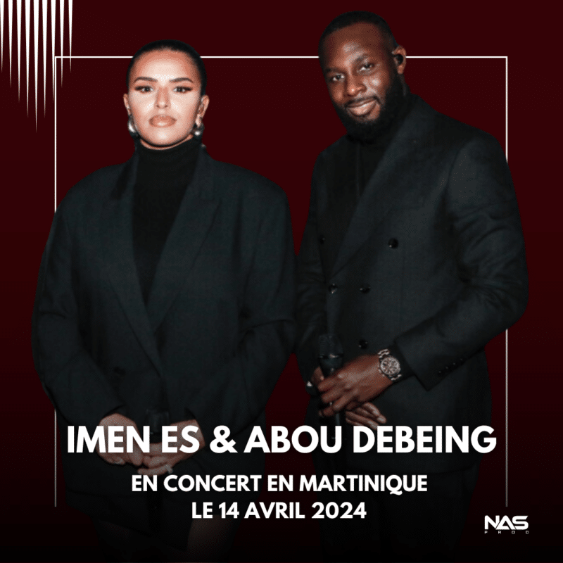 Imen Es et Abou Debeing en concert au Urban Show en Martinique